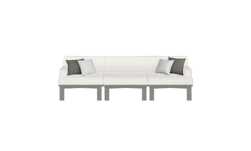 Ledge Lounger Mainstay Sectional 3 Piece Sofa