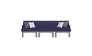 Ledge Lounger Mainstay Sectional 3 Piece Sofa