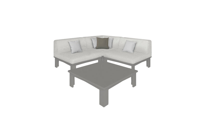 Ledge Lounger Mainstay Sectional 4 Piece Diamond