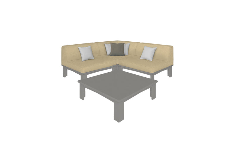 Ledge Lounger Mainstay Sectional 4 Piece Diamond