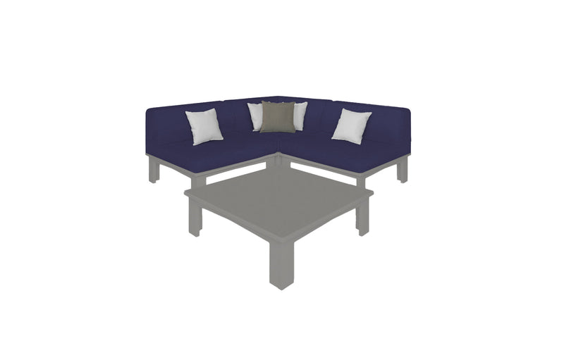 Ledge Lounger Mainstay Sectional 4 Piece Diamond