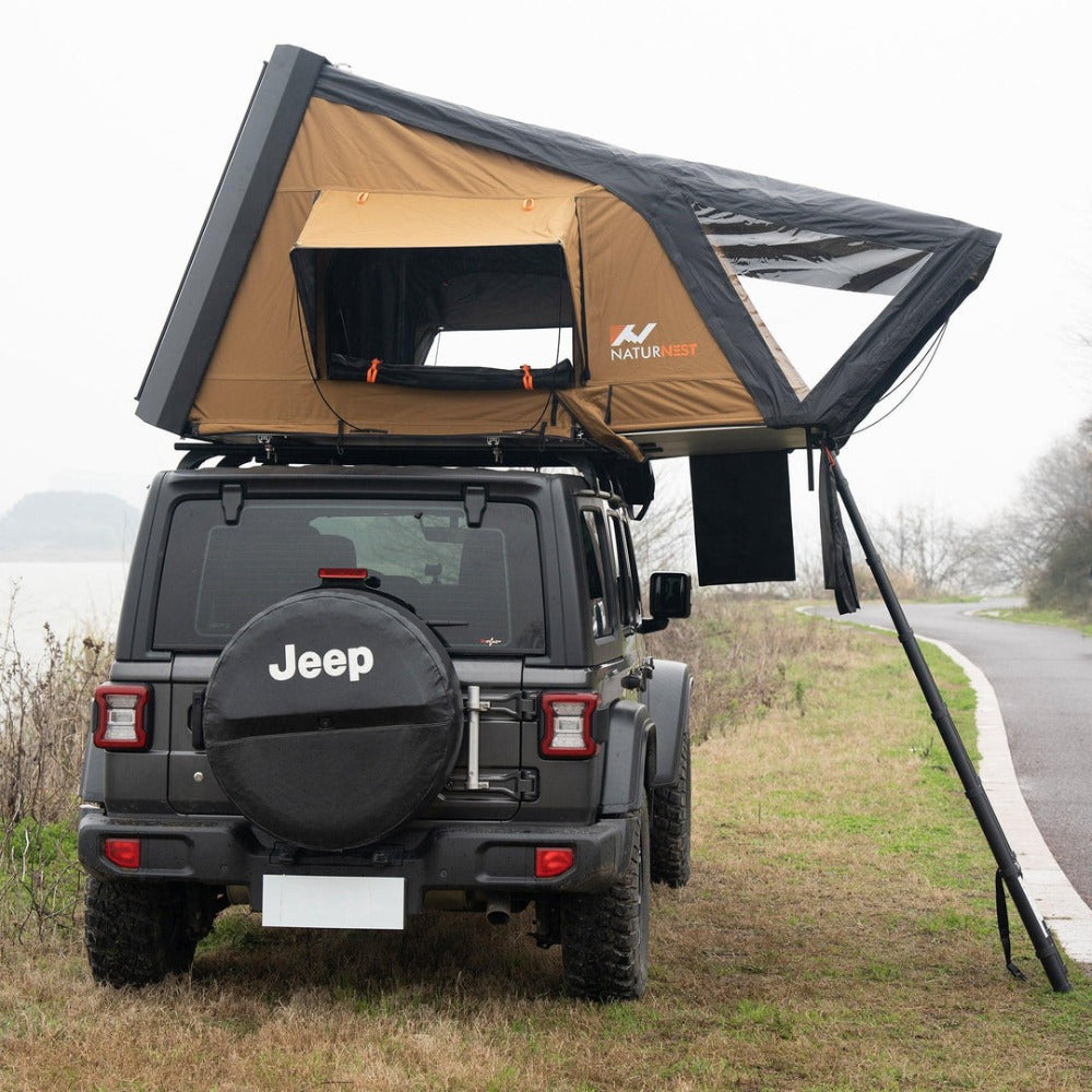 Naturnest Sirius 2 Premium 3XL 4-Person Clamshell Roof Top Tent (SAK91382)
