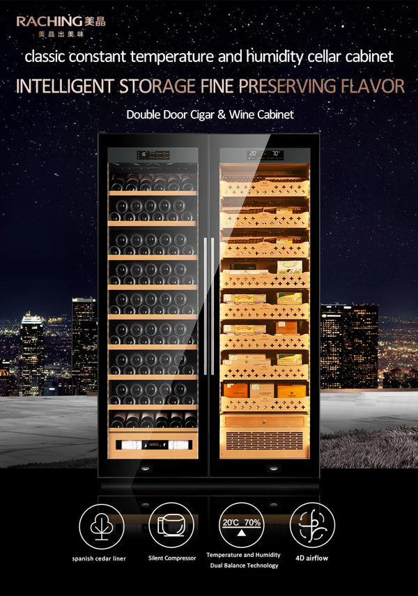 Raching Climate Controlled Cigar Humidor - SD800