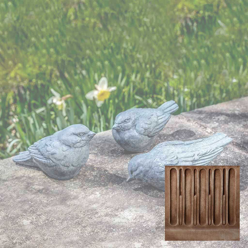 Campania Trio d'Oiseaux Garden Statue - A-631
