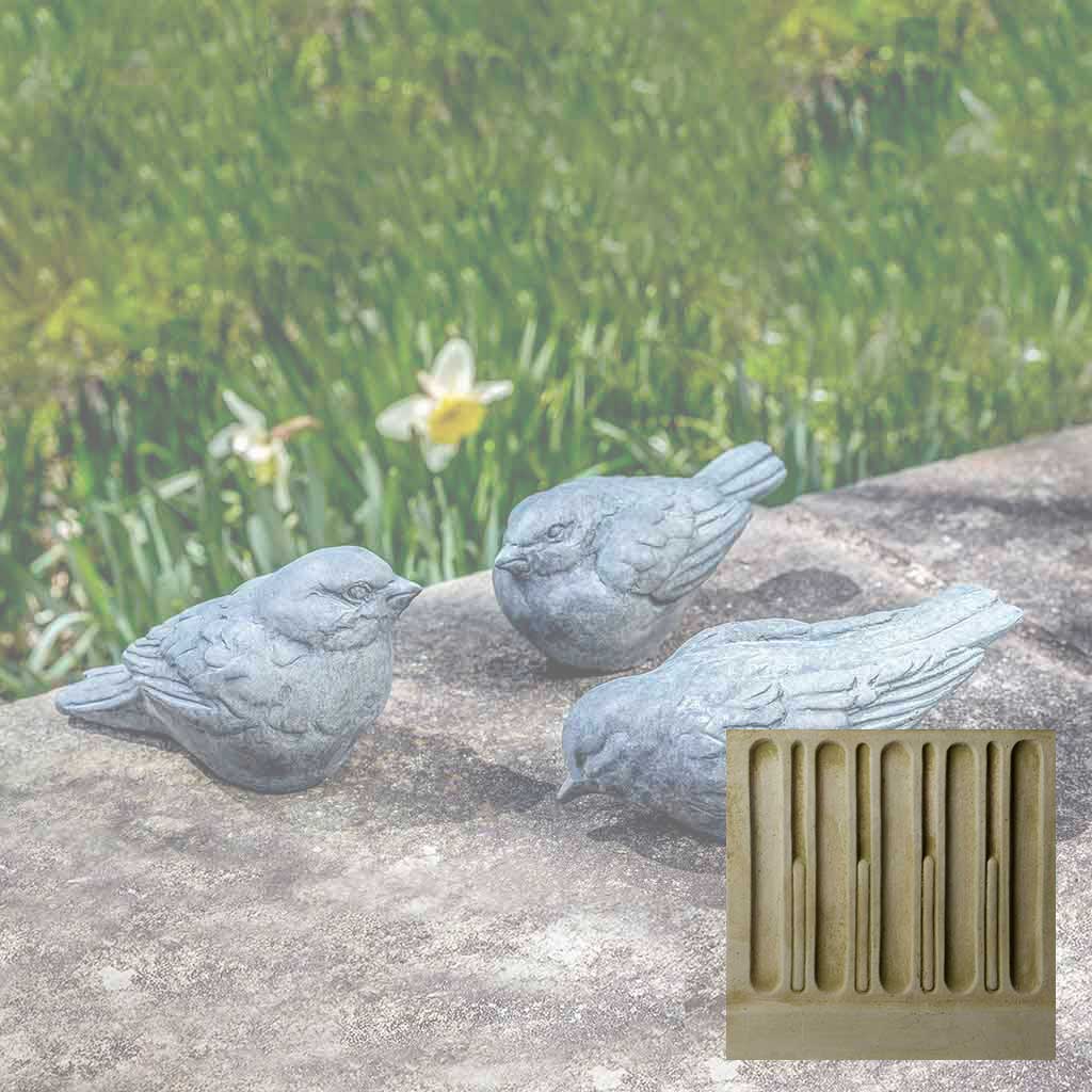 Campania Trio d'Oiseaux Garden Statue - A-631