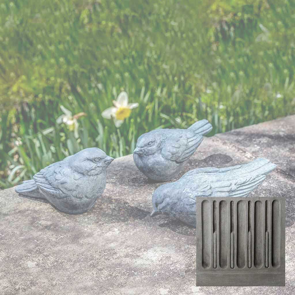 Campania Trio d'Oiseaux Garden Statue - A-631