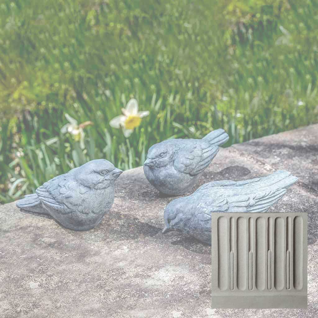 Campania Trio d'Oiseaux Garden Statue - A-631