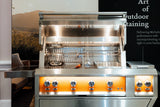 Hestan 30" Outdoor Built-In Grill with 2 Trellis Burners & Rotisserie Kit - GABR30