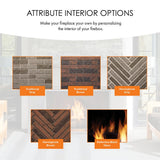 Monessen 42" Attribute Universal Circulating Vent-Free Firebox with Radiant Face and Multitonal Reversible Interior Panels