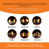 Monessen 42" Attribute Universal Circulating Vent-Free Firebox with Radiant Face and Multitonal Reversible Interior Panels