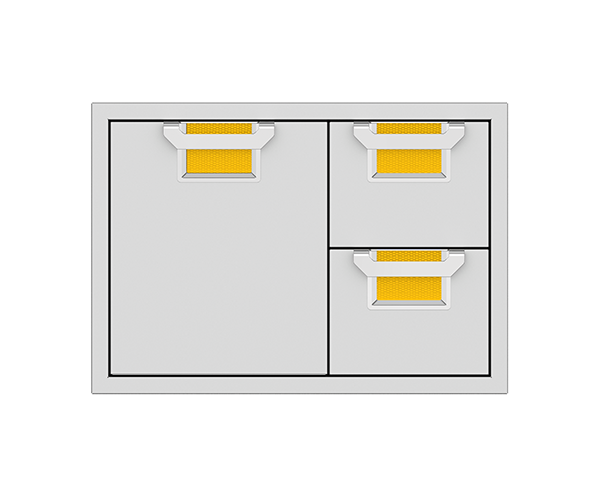 Aspire By Hestan 36" Double Drawer & Storage Drawer Combination - AESDR36