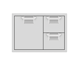 Aspire By Hestan 36" Double Drawer & Storage Drawer Combination - AESDR36