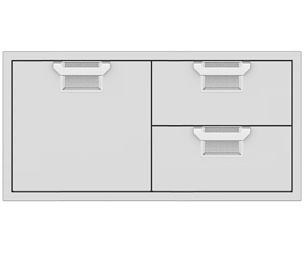 Aspire By Hestan 42" Double Drawer & Storage Drawer Combination - AESDR42