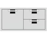 Aspire By Hestan 42" Double Drawer & Storage Drawer Combination - AESDR42