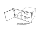 Aspire By Hestan 30" Double Drawer & Storage Drawer Combination - AESDR30
