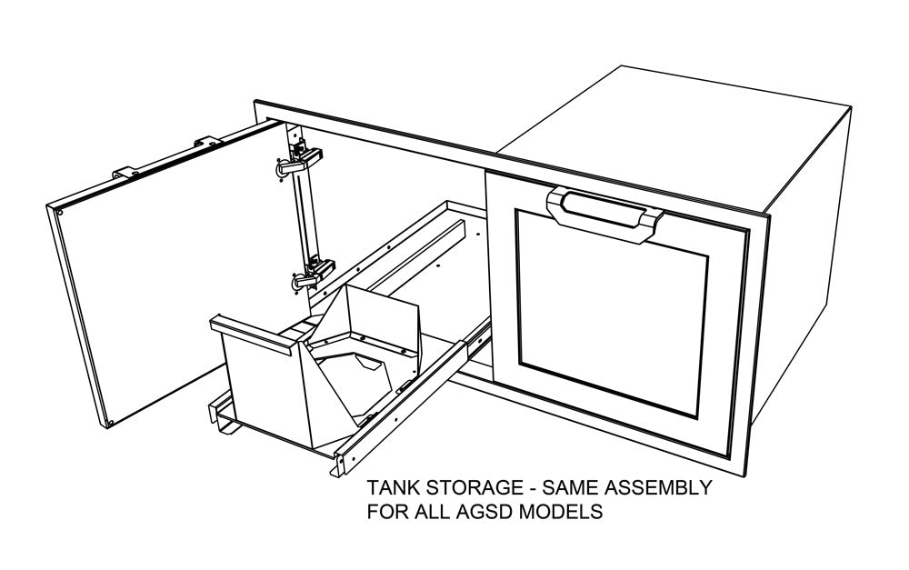 Hestan 30″ Marquise With Outdoor Double Storage Doors - AGSD30