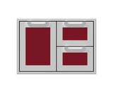 Hestan 30″ Marquise With Double Drawer And Storage Combination - AGSDR30