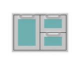 Hestan 30″ Marquise With Double Drawer And Storage Combination - AGSDR30