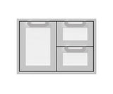 Hestan 30″ Marquise With Double Drawer And Storage Combination - AGSDR30