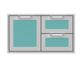 Hestan 36″ Marquise With Double Drawer And Storage Combination - AGSDR36