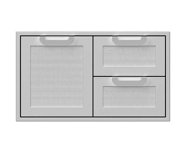 Hestan 36″ Marquise With Double Drawer And Storage Combination - AGSDR36