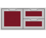 Hestan 42″ Marquise With Double Drawer And Storage Combination - AGSDR42