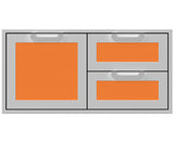 Hestan 42″ Marquise With Double Drawer And Storage Combination - AGSDR42