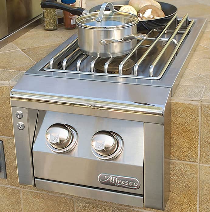 Alfresco 14" Built-In 2 Burner Unit