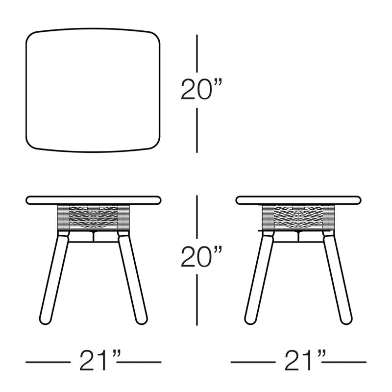 Kannoa Amazonia Side Table