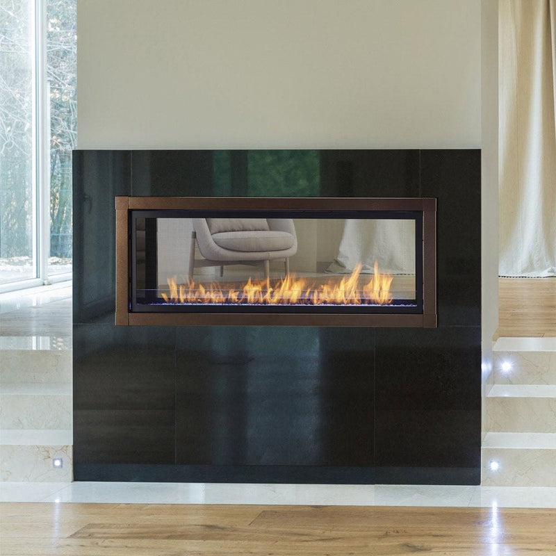 Monessen 48" Artisan Double-Sided Vent-Free Linear Gas Fireplace with IPI Plus Electronic Ignition and Remote Control