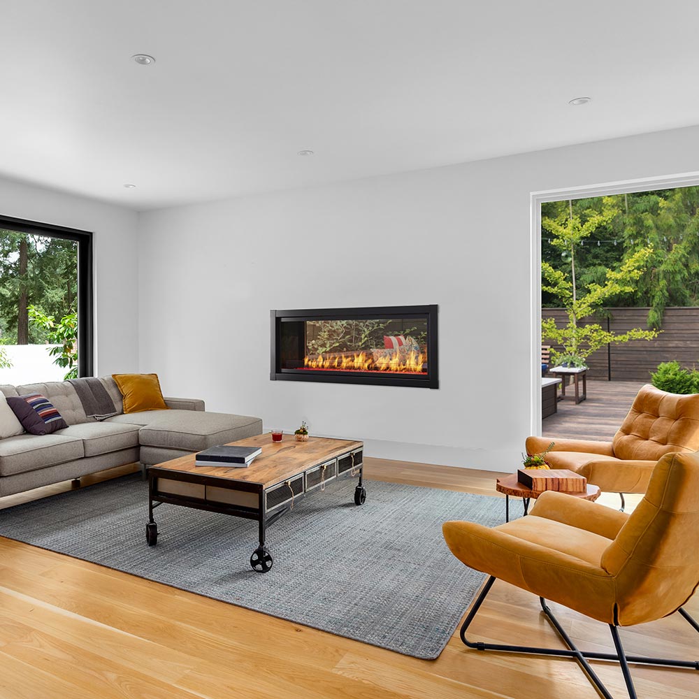 Monessen 48" Artisan Double-Sided Vent-Free Linear Gas Fireplace with IPI Plus Electronic Ignition
