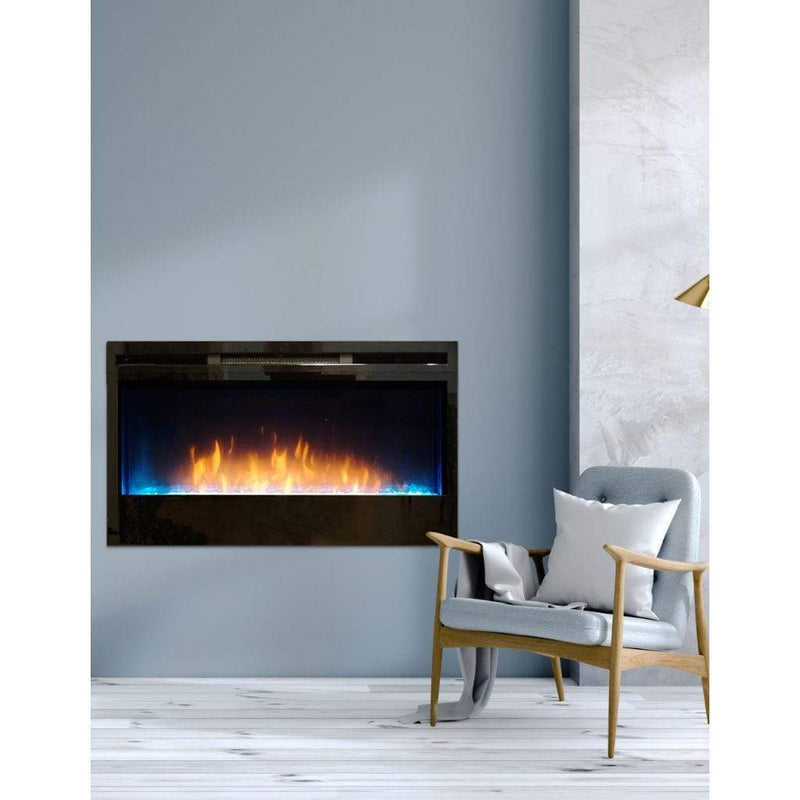 American Hearth 34-inch Nexfire Linear Electric Fireplace EBL34