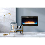 American Hearth 34-inch Nexfire Linear Electric Fireplace EBL34