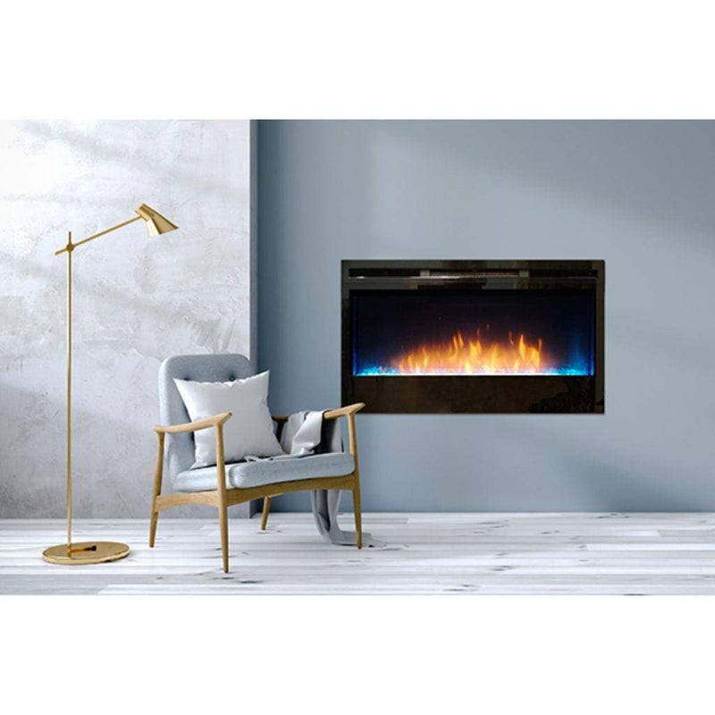 American Hearth 34-inch Nexfire Linear Electric Fireplace EBL34