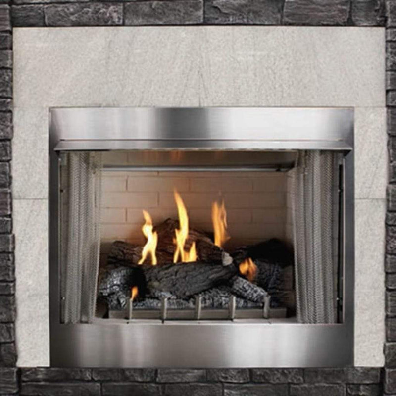 American Hearth 36-inch Carol Rose Coastal Fireplace OP36FP