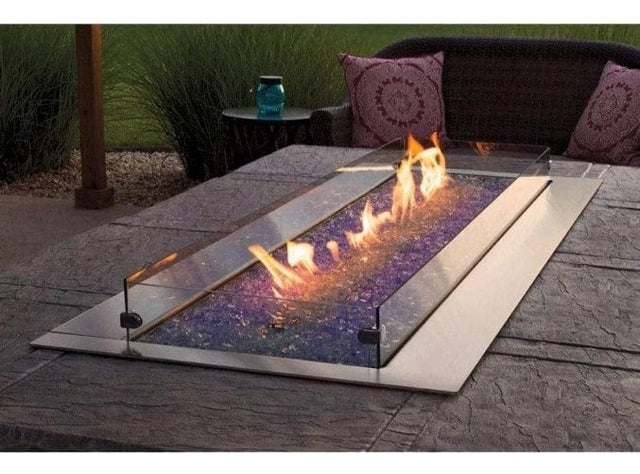 American Hearth 48-inch Carol Rose Manual Linear Fire Pit OL48TP10