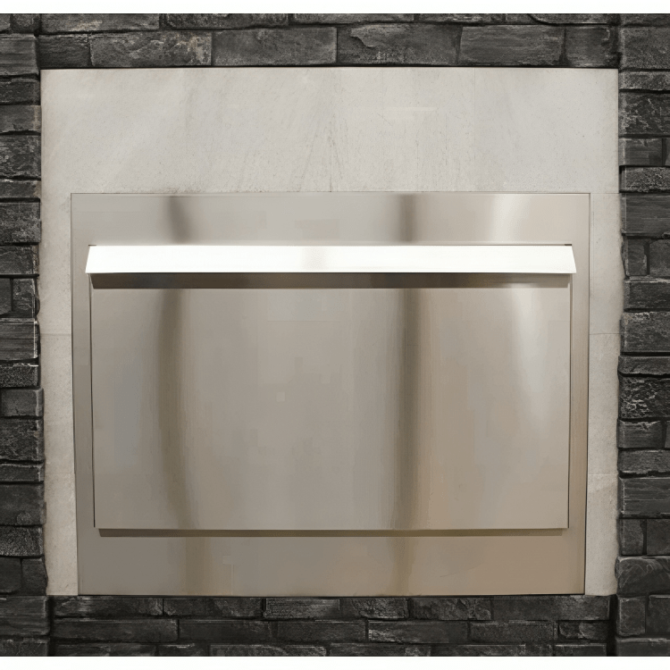 American Hearth 48-inch Stainless Steel Weather Door WD48LSS