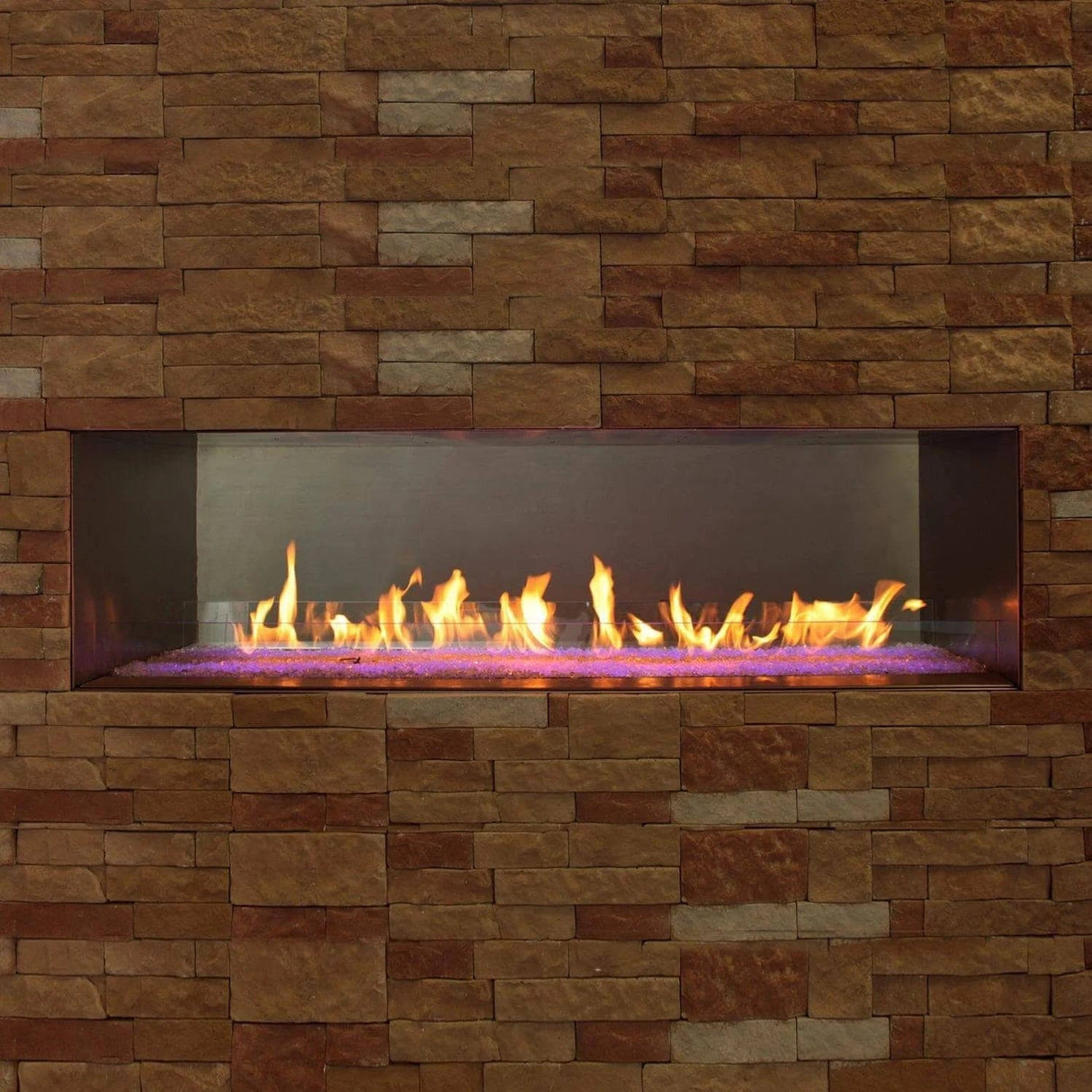 Empire Carol Rose 48 inch Linear Outdoor Fireplace OLL48FP12S