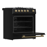 Forno Leonardo Espresso 30-Inch Gas Range, 5 Burners, 39,500 BTU, 5 cu.ft Convection Oven