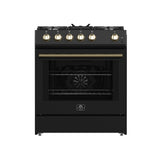 Forno Leonardo Espresso 30-Inch Gas Range, 5 Burners, 39,500 BTU, 5 cu.ft Convection Oven