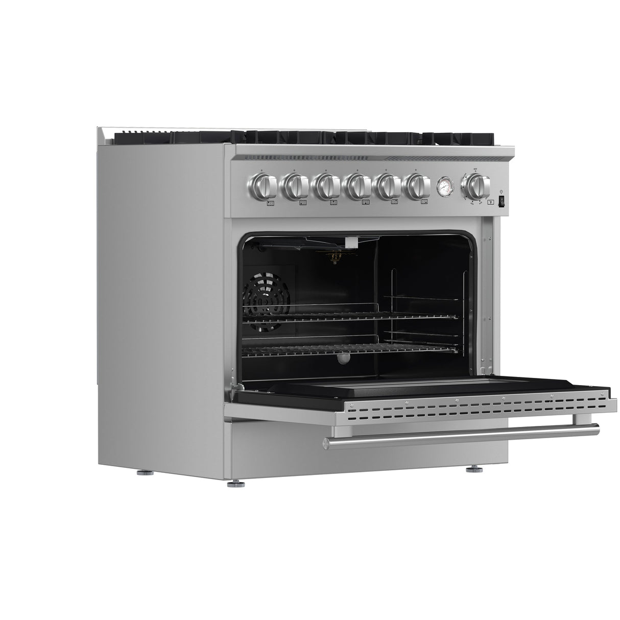 Forno Marco Gas Range Stainless Steel, Convection Oven