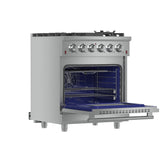Forno Massimo Freestanding Gas Range, Convection Oven, Energy Efficient