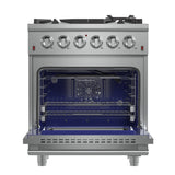 Forno Massimo Freestanding Gas Range, Convection Oven, Energy Efficient