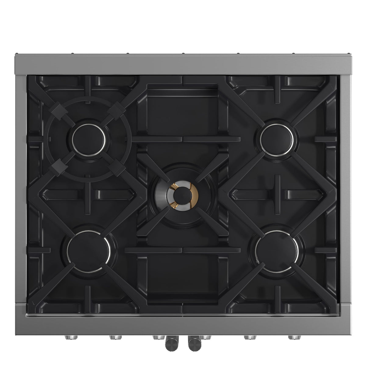 Forno Massimo Freestanding French Door Gas Range, Convection Oven, Energy Efficient