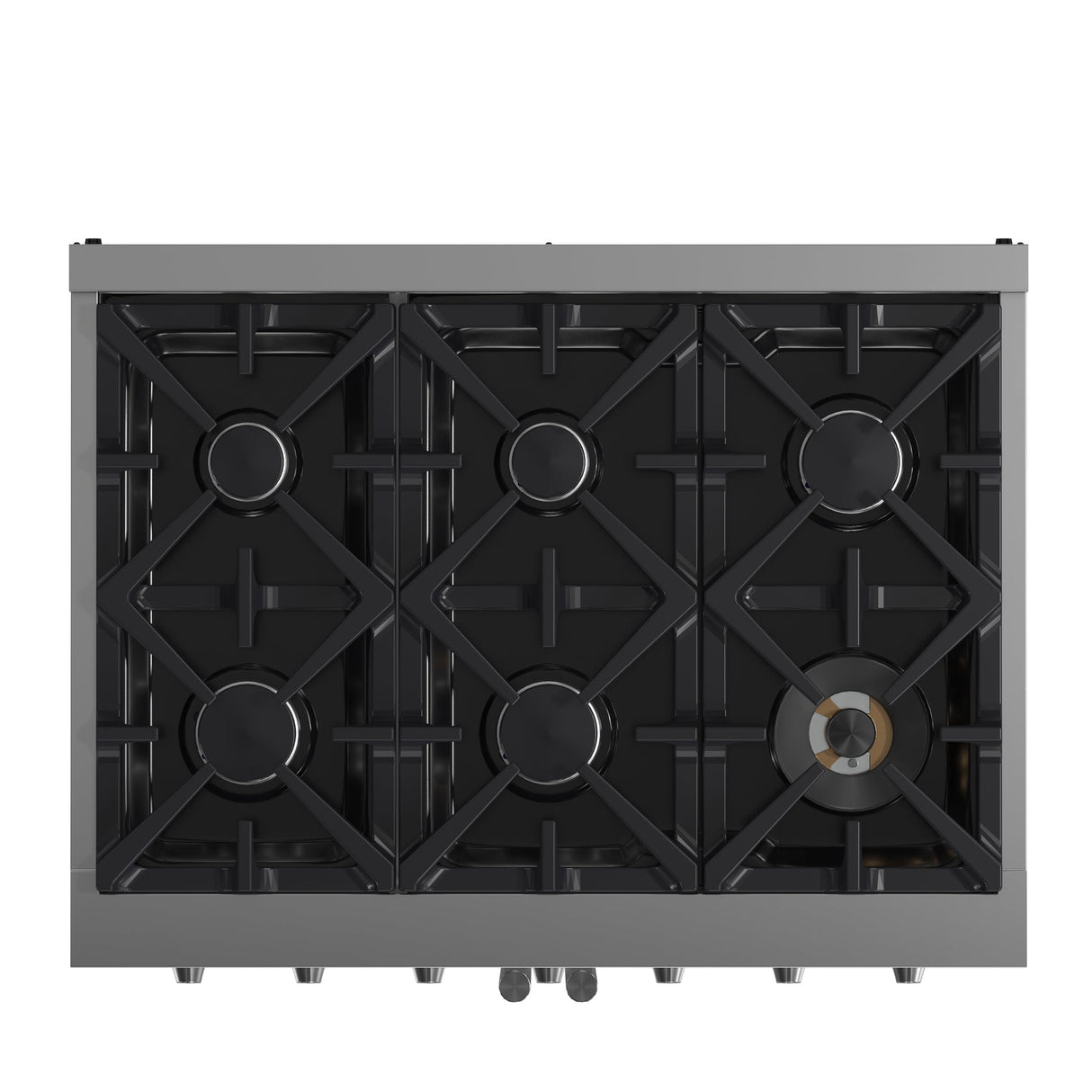 Forno Massimo Freestanding French Door Gas Range, Convection Oven, Energy Efficient