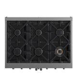 Forno Massimo Freestanding French Door Gas Range, Convection Oven, Energy Efficient