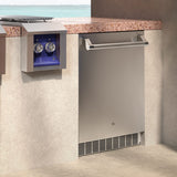 Aspire By Hestan 24" Outdoor Undercounter Refrigerator With Lock & Solid Reversiblr Door - ERS24