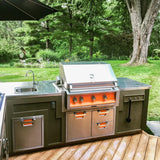 Aspire By Hestan 36" Outdoor Built-In Grill with 3 U-Burner &  Rotisserie - EABR36
