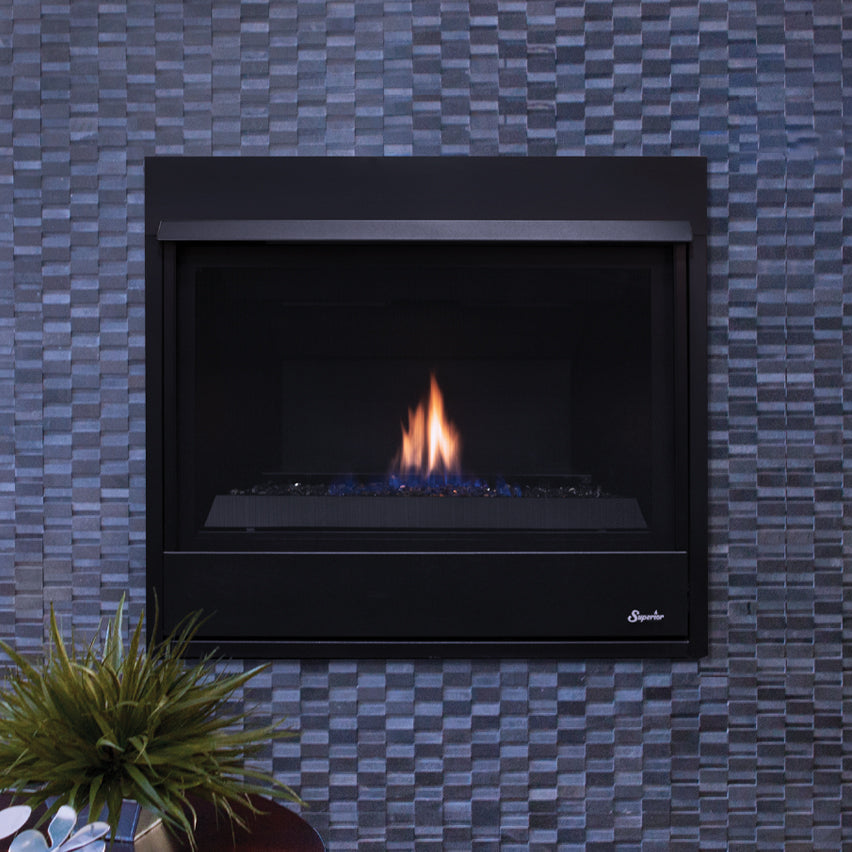 Superior Contemporary Direct Vent Gas Fireplace - DRC2033