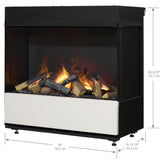 Dimplex Optimyst Aura 30in Vapor Fireplace - 3STEP-RGB-AM